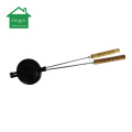 Hot Sale Cast Iron Round Single Jaffle with Long Handle